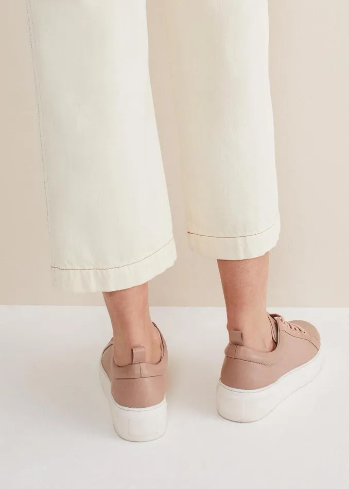 Phase Eight Flats Women Platform Trainers Light Pink