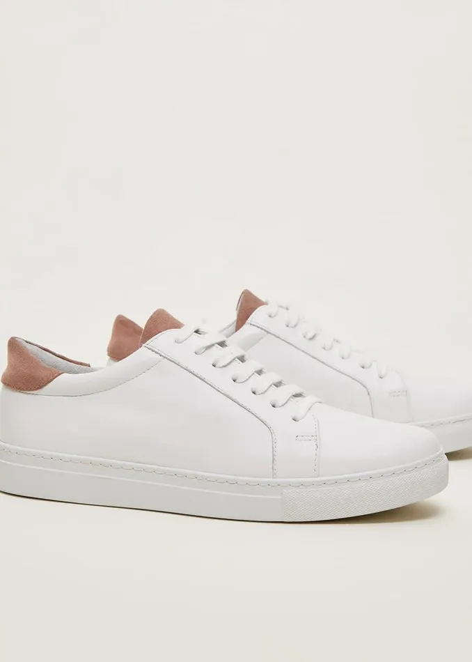 Phase Eight Flats Women Tab Trainer White