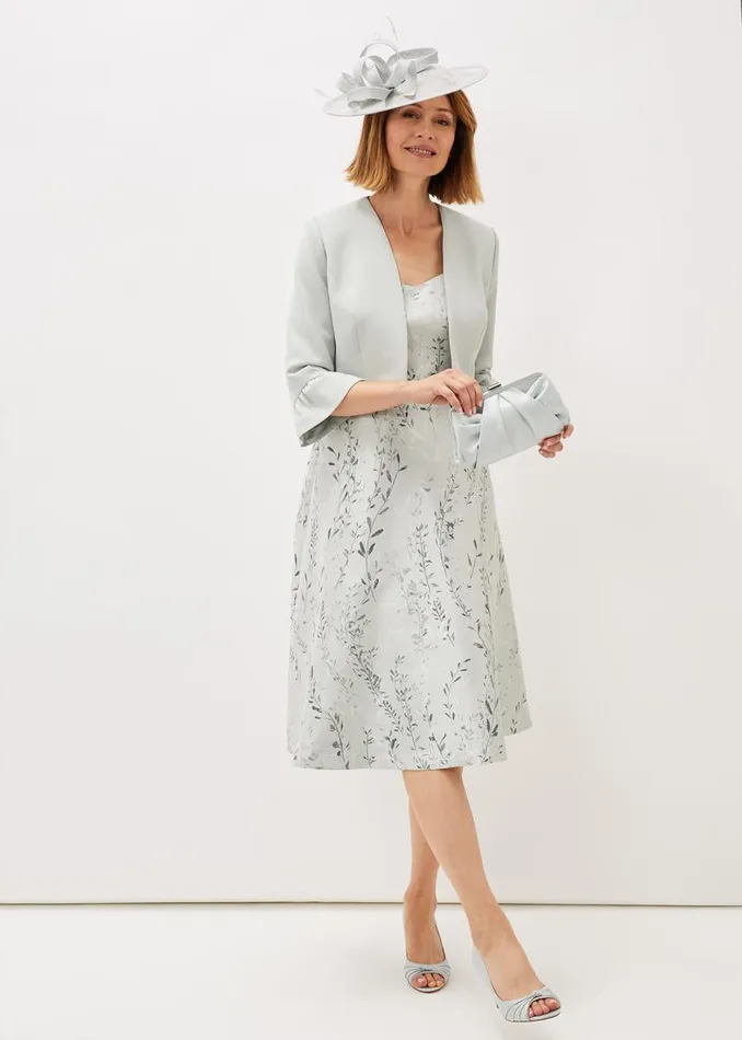 Phase Eight Jackets Women Inez Frill Cuff Occasion Jacket Eau De Nil