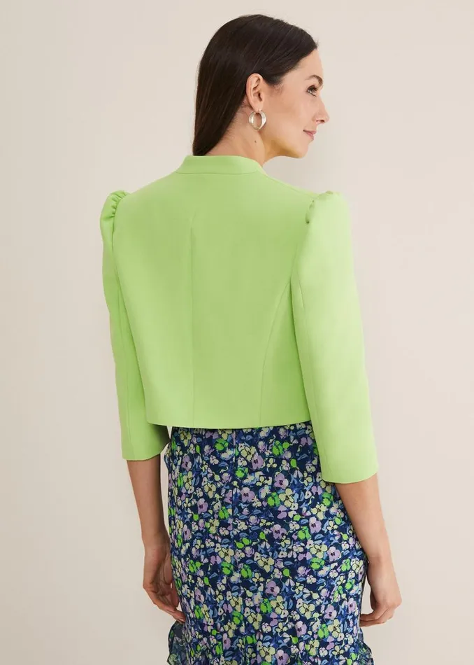 Phase Eight Jackets Women Leanna Cropped Jacket Apple Green