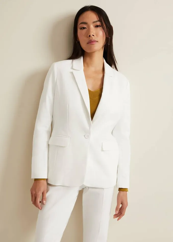 Phase Eight Jackets Women Ulrica Fitted Suit Jacket White