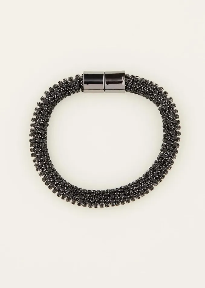Phase Eight Jewellery Women Sparkle Bracelet Black