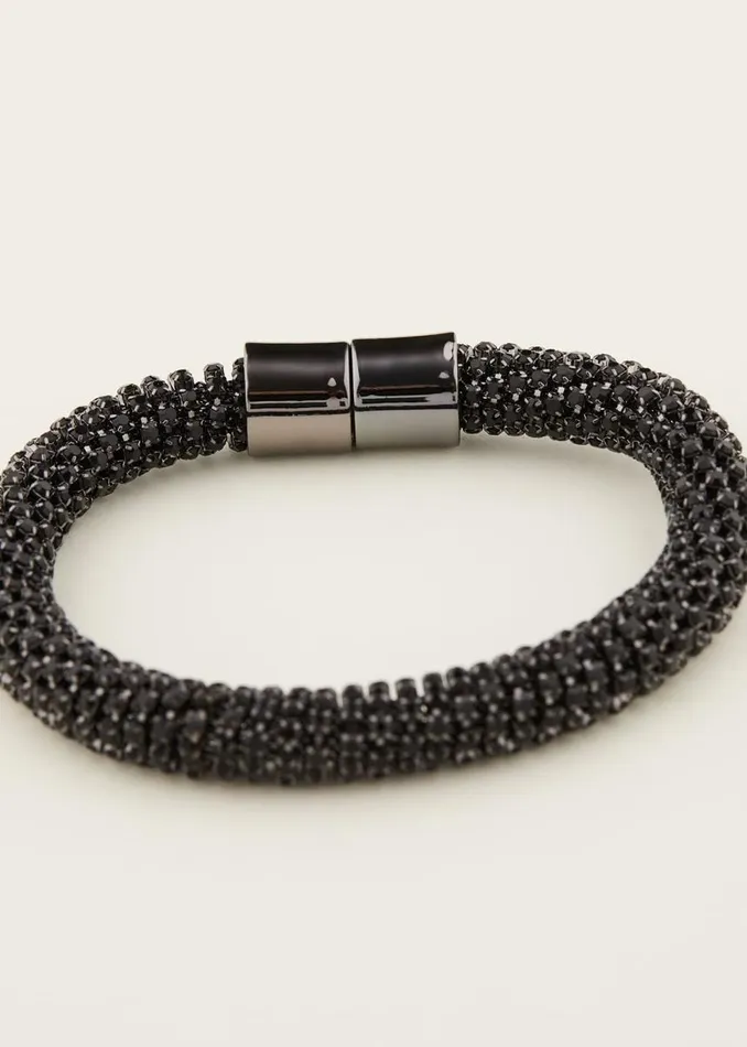 Phase Eight Jewellery Women Sparkle Bracelet Black