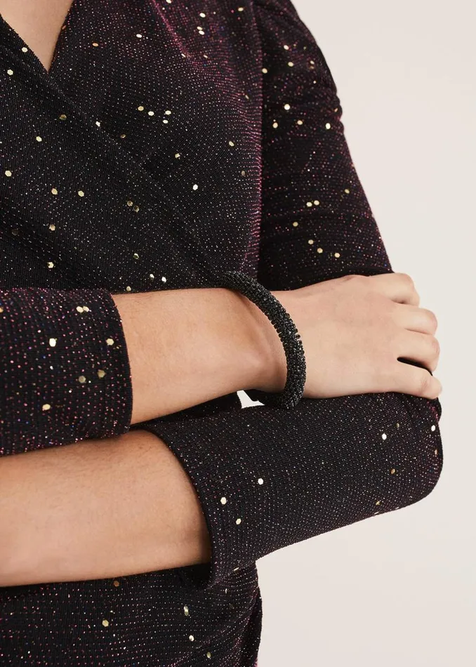 Phase Eight Jewellery Women Sparkle Bracelet Black