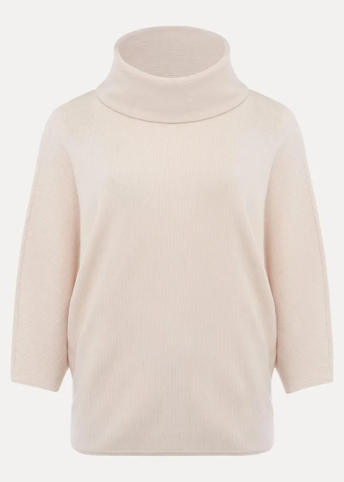 Phase Eight Knitwear Women Camillan Cowl Neck Knit Jumper Pale Pink