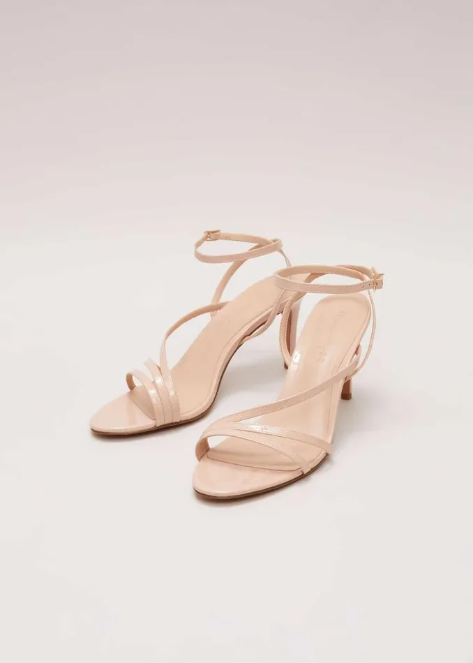 Phase Eight Occasion Shoes Women Patent Barely There Strappy Sandal Pale Pink Phase Eight Occasion Shoes Women Patent Barely There Strappy Sandal Pale Pink