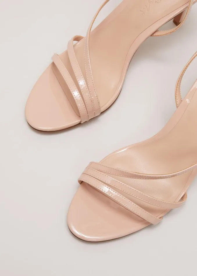 Phase Eight Occasion Shoes Women Patent Barely There Strappy Sandal Pale Pink Phase Eight Occasion Shoes Women Patent Barely There Strappy Sandal Pale Pink