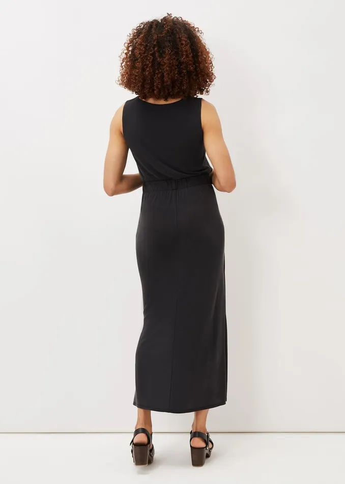 Phase Eight Skirts Women Nathalia Jersey Draped Midi Skirt Black