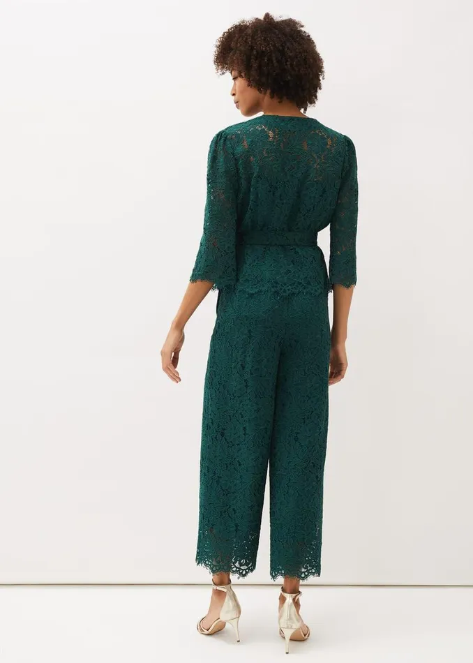 Phase Eight Trousers Women Aliza Lace CoOrd Trousers Pine