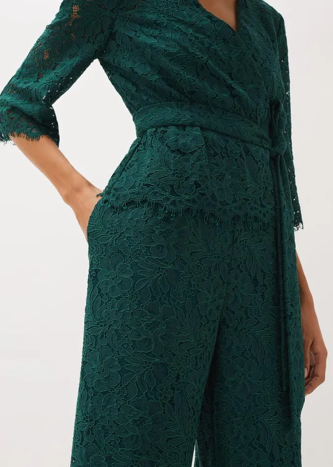 Phase Eight Trousers Women Aliza Lace CoOrd Trousers Pine