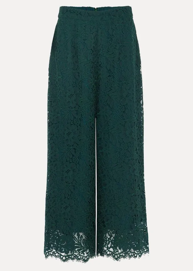 Phase Eight Trousers Women Aliza Lace CoOrd Trousers Pine