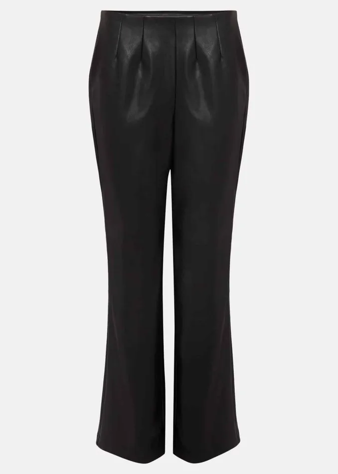Phase Eight Trousers Women Marielle Black Faux Leather Cropped Trousers Black Phase Eight Trousers Women Marielle Black Faux Leather Cropped Trousers Black