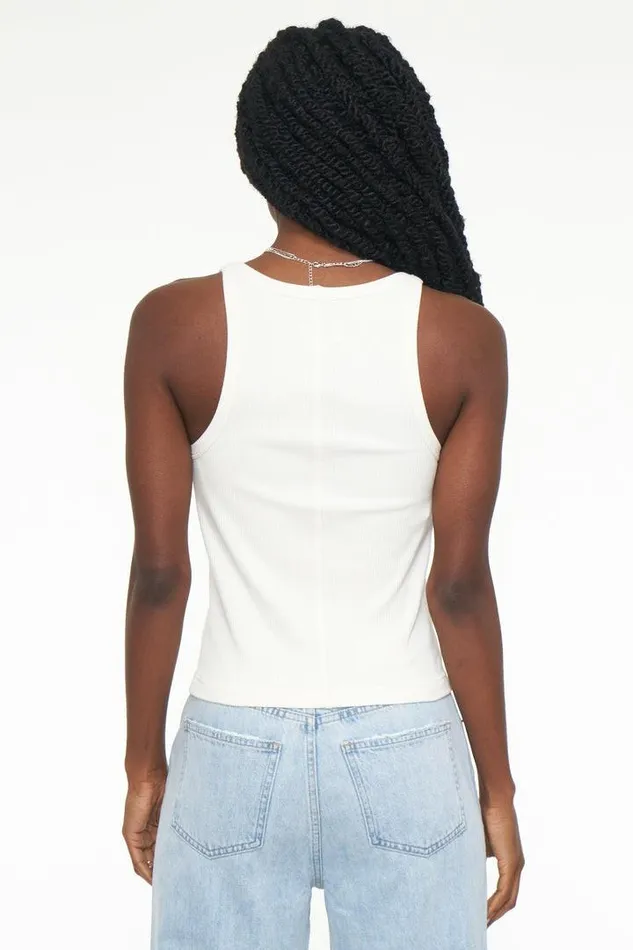 Pistola Denim Tops Women Alden Scoop Neck Tank 8211 Vanilla Vanilla