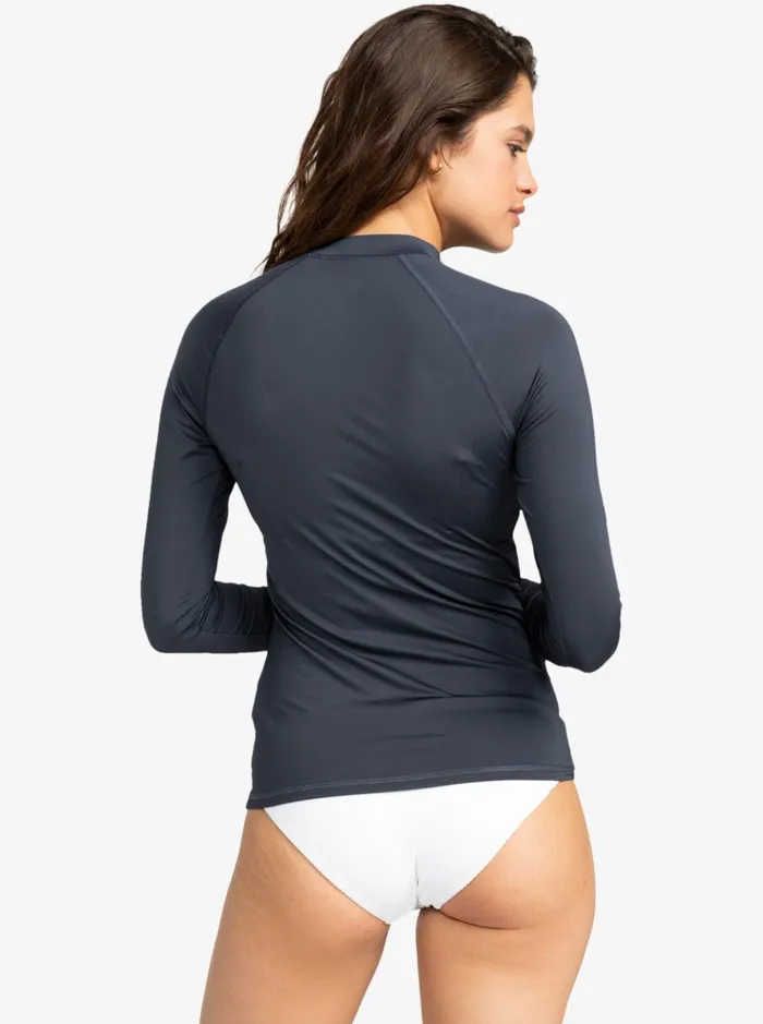 Rashguards Women Roxy Whole Hearted Long Sleeve UPF 50 Rashguard Mood Indigo