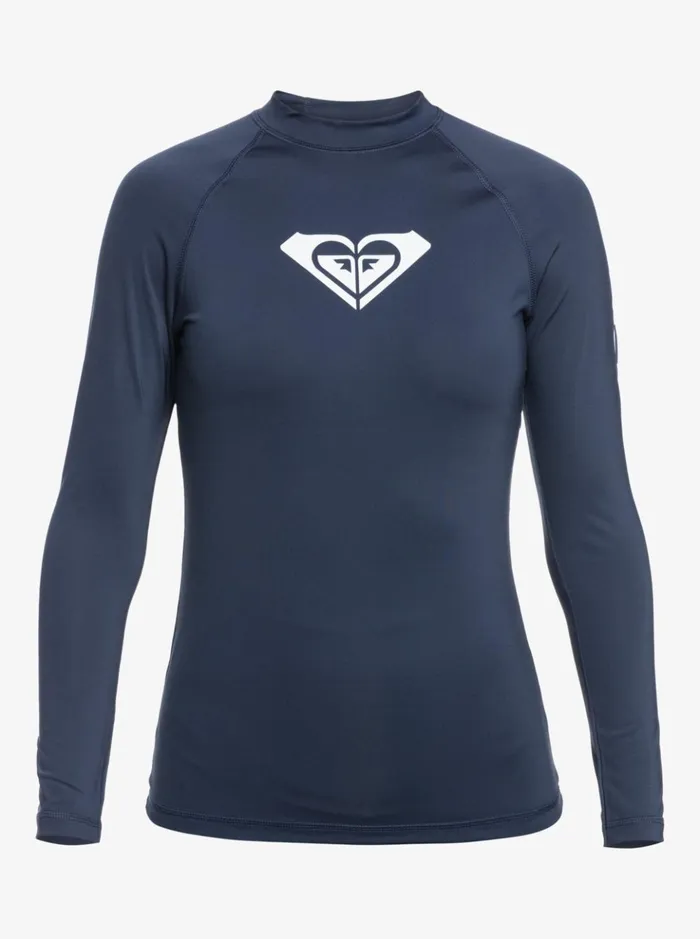 Rashguards Women Roxy Whole Hearted Long Sleeve UPF 50 Rashguard Mood Indigo