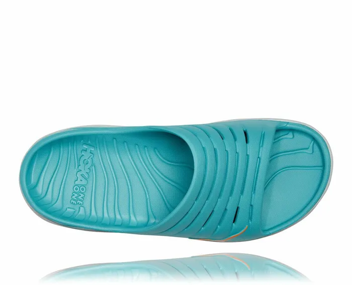 Recovery Sandals HOKA ONE ONE Men ORA Recovery Slide Aquarelle Blazing Orange