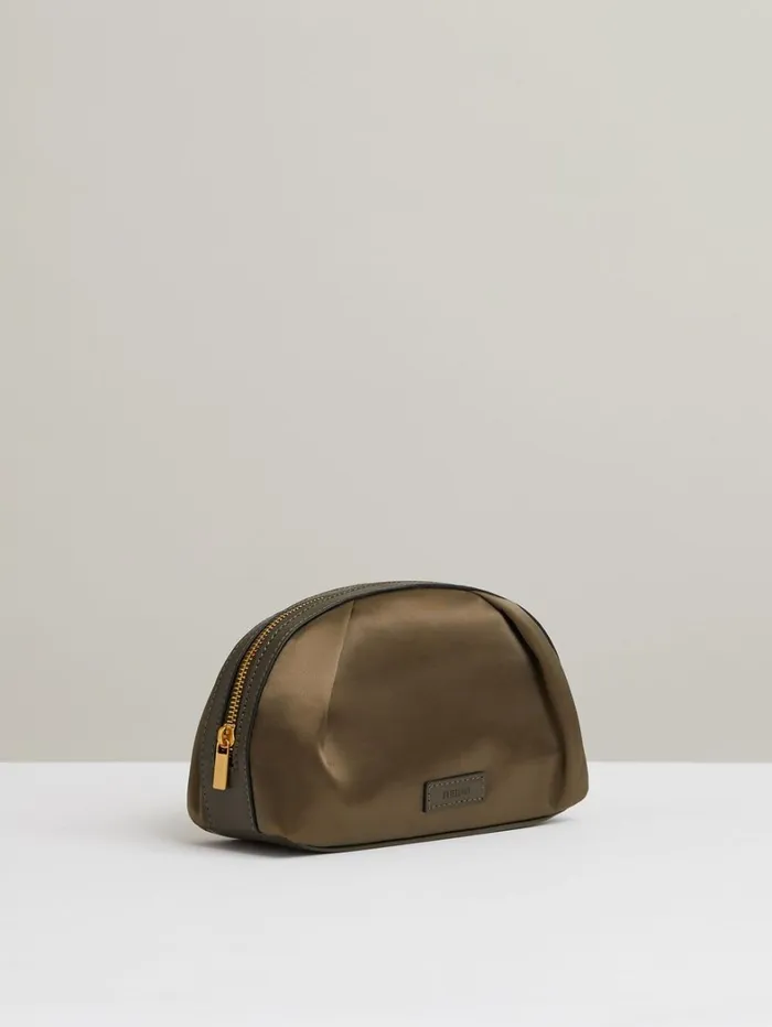 Reiss Bags Women Cosmetics Bag In Olive Reiss Bags Women Cosmetics Bag In Olive