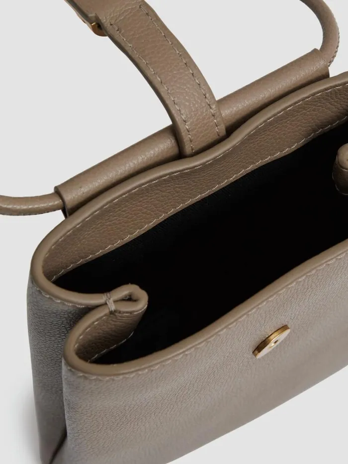 Reiss Bags Women Leather Phone Holder In Taupe Reiss Bags Women Leather Phone Holder In Taupe