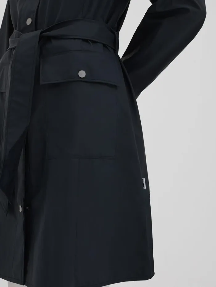 Reiss Blazers and Jackets Women Rains Belted Raincoat In Navy Reiss Blazers and Jackets Women Rains Belted Raincoat In Navy