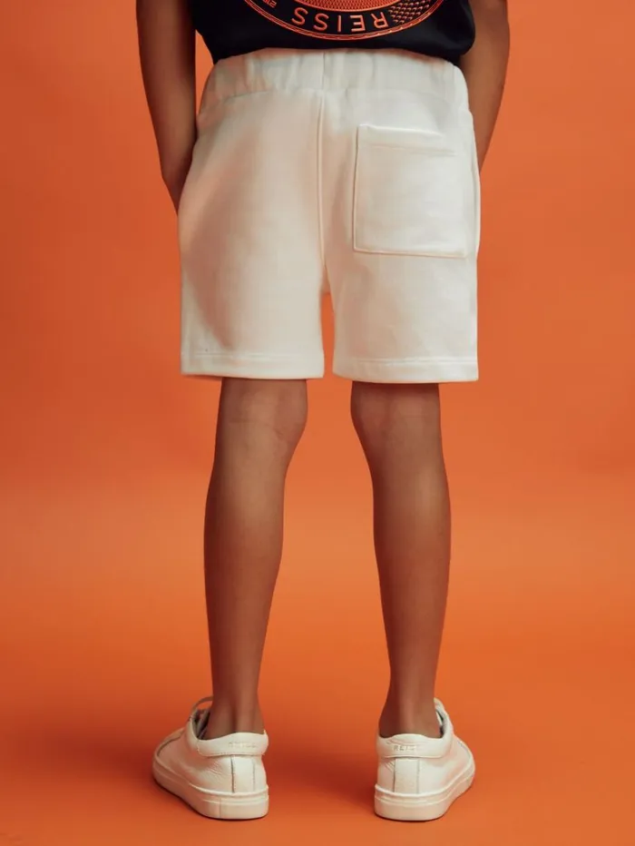 Reiss CoOrds Children 1314 Yrs McLaren F1 Cotton Drawstring Shorts In White Reiss CoOrds Children 1314 Yrs McLaren F1 Cotton Drawstring Shorts In White