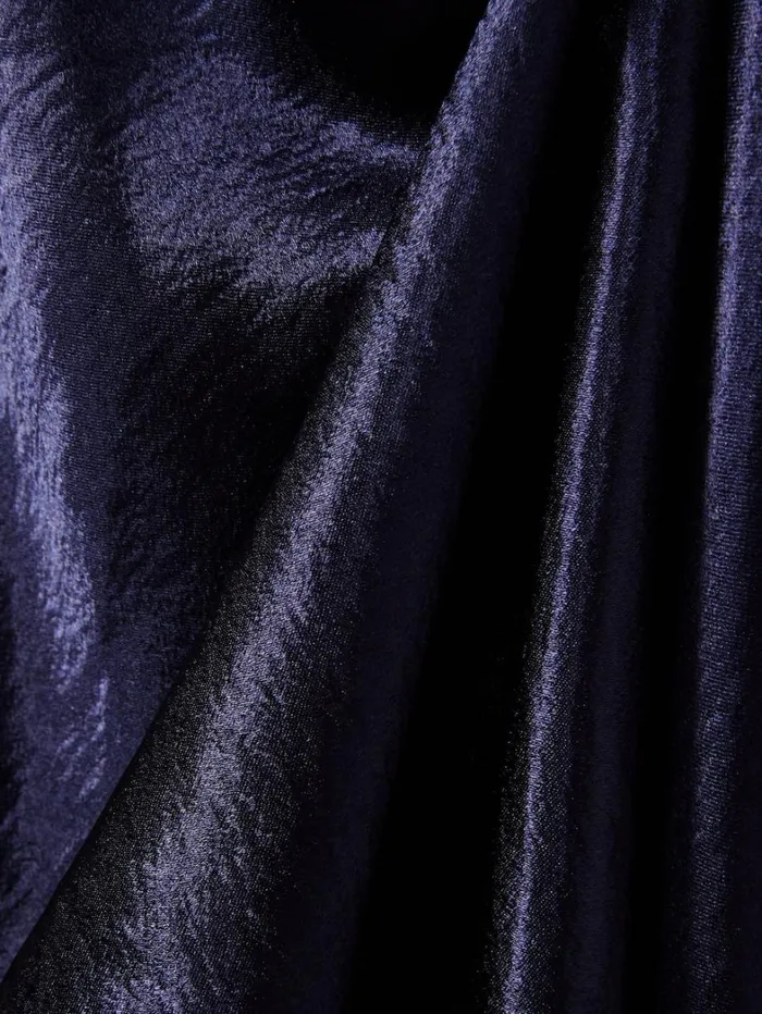 Reiss Dresses Women Cowl Neck Hammered Satin Slip Dress In Indigo Reiss Dresses Women Cowl Neck Hammered Satin Slip Dress In Indigo
