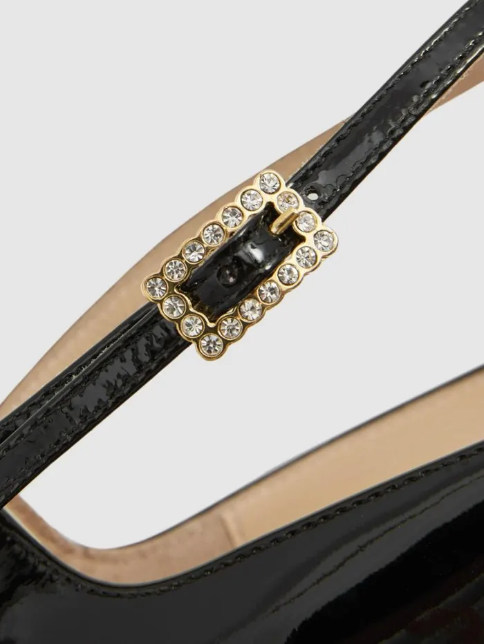 Reiss Flats Women Camilla Elphick Lover Flats In Black Reiss Flats Women Camilla Elphick Lover Flats In Black