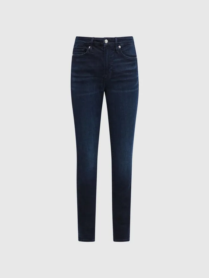 Reiss Jeans Women Good American Sculpting Skinny Jeans In Mid Blue Reiss Jeans Women Good American Sculpting Skinny Jeans In Mid Blue