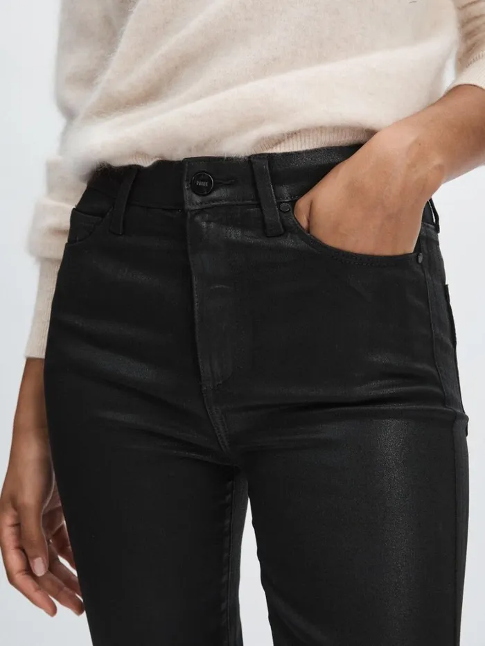 Reiss Jeans Women Paige Coated StraightLeg Jeans In Black Reiss Jeans Women Paige Coated StraightLeg Jeans In Black