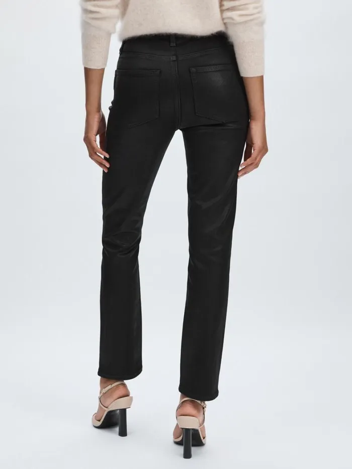 Reiss Jeans Women Paige Coated StraightLeg Jeans In Black Reiss Jeans Women Paige Coated StraightLeg Jeans In Black