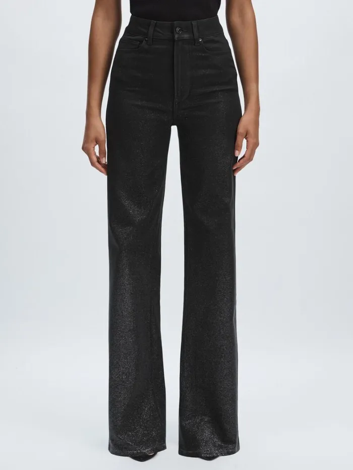 Reiss Jeans Women Paige Glitter Dgrad Straight Leg Jeans In BlackSilver Reiss Jeans Women Paige Glitter Dgrad Straight Leg Jeans In BlackSilver