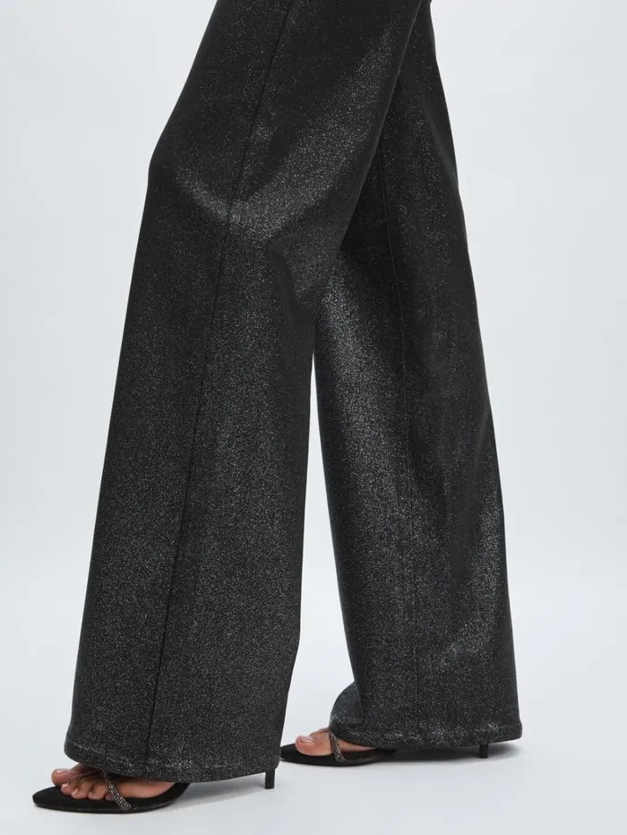 Reiss Jeans Women Paige Glitter Dgrad Straight Leg Jeans In BlackSilver Reiss Jeans Women Paige Glitter Dgrad Straight Leg Jeans In BlackSilver