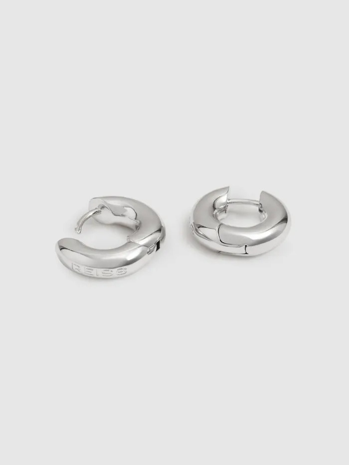 Reiss Jewellery Women Huggie Earrings In Silver Reiss Jewellery Women Huggie Earrings In Silver