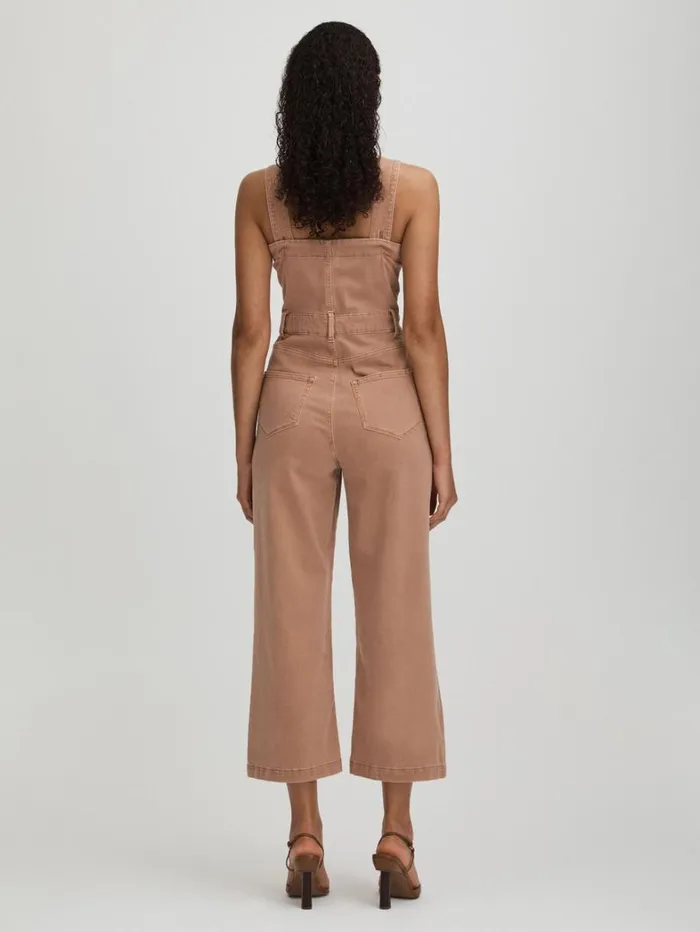 Reiss Jumpsuits and Playsuits Women Anessa Rose Paige Rose Cropped Denim Wide Leg Jumpsuit Reiss Jumpsuits and Playsuits Women Anessa Rose Paige Rose Cropped Denim Wide Leg Jumpsuit