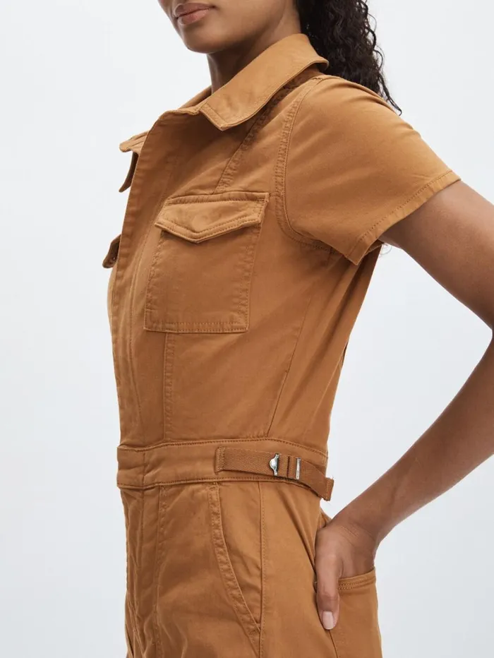 Reiss Jumpsuits and Playsuits Women Good American Twill Utility StraightLeg Jumpsuit In Tan Reiss Jumpsuits and Playsuits Women Good American Twill Utility StraightLeg Jumpsuit In Tan