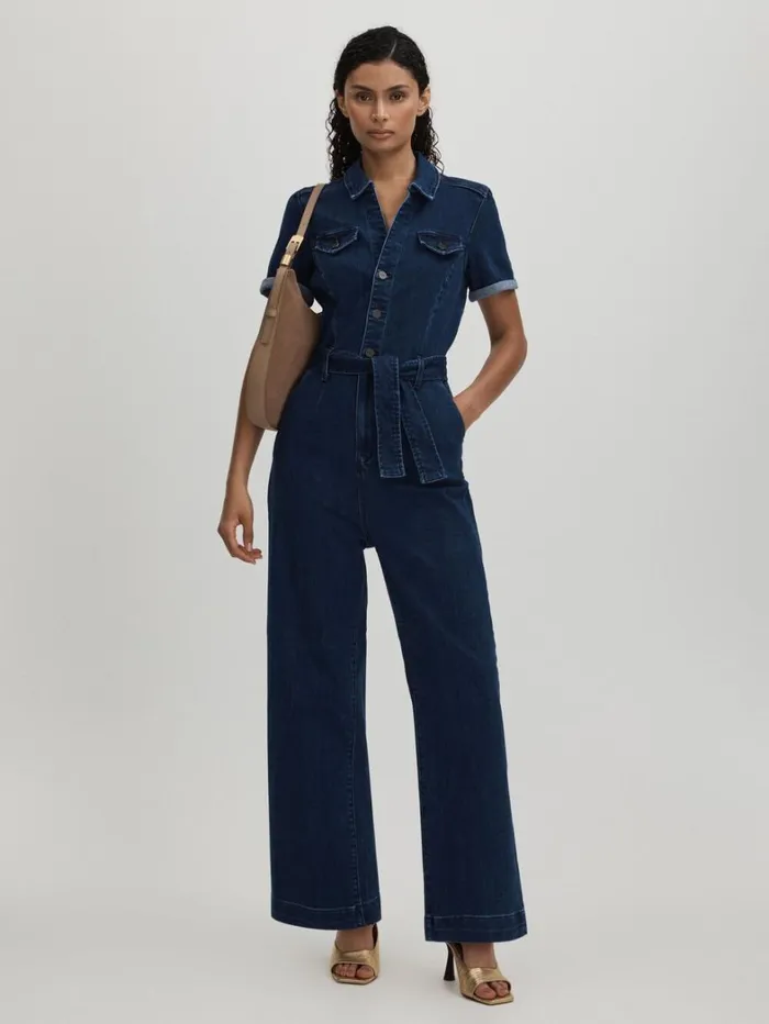 Reiss Jumpsuits and Playsuits Women Paige Cropped Jumpsuit In Jelina