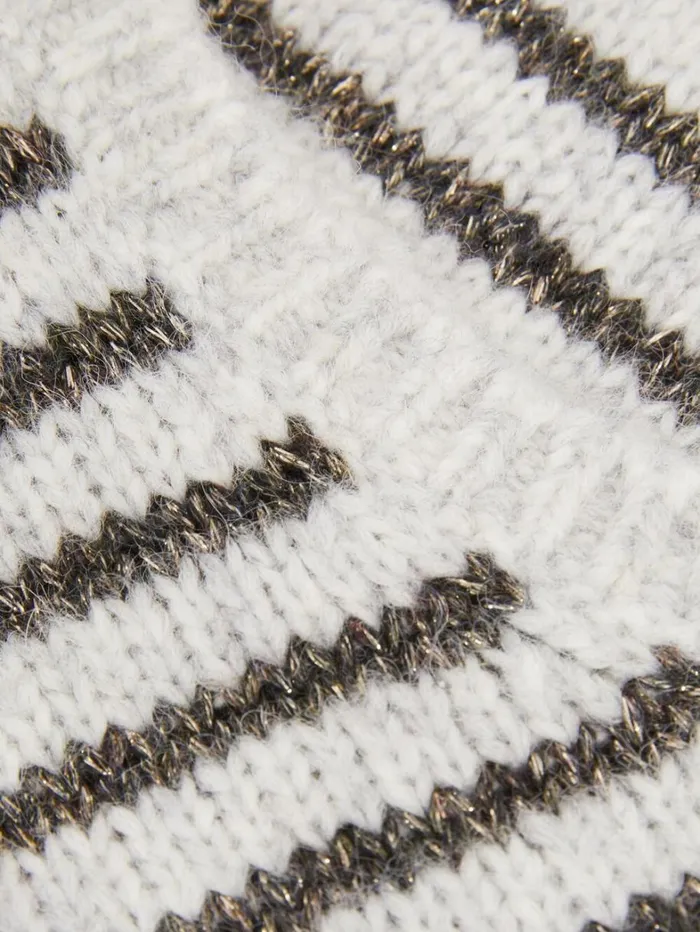 Reiss Knitwear Children 1314 Yrs Alpaca Blend Striped Vest In Grey Reiss Knitwear Children 1314 Yrs Alpaca Blend Striped Vest In Grey