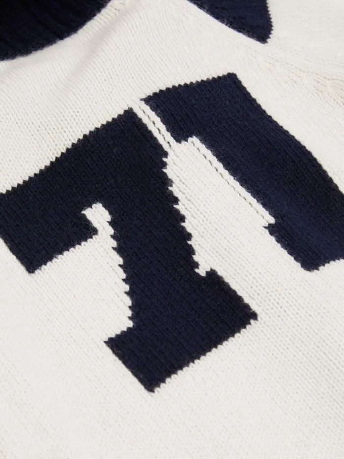 Reiss Knitwear Children 39 Yrs Knitted Varsity Cardigan In Off WhiteNavy Reiss Knitwear Children 39 Yrs Knitted Varsity Cardigan In Off WhiteNavy