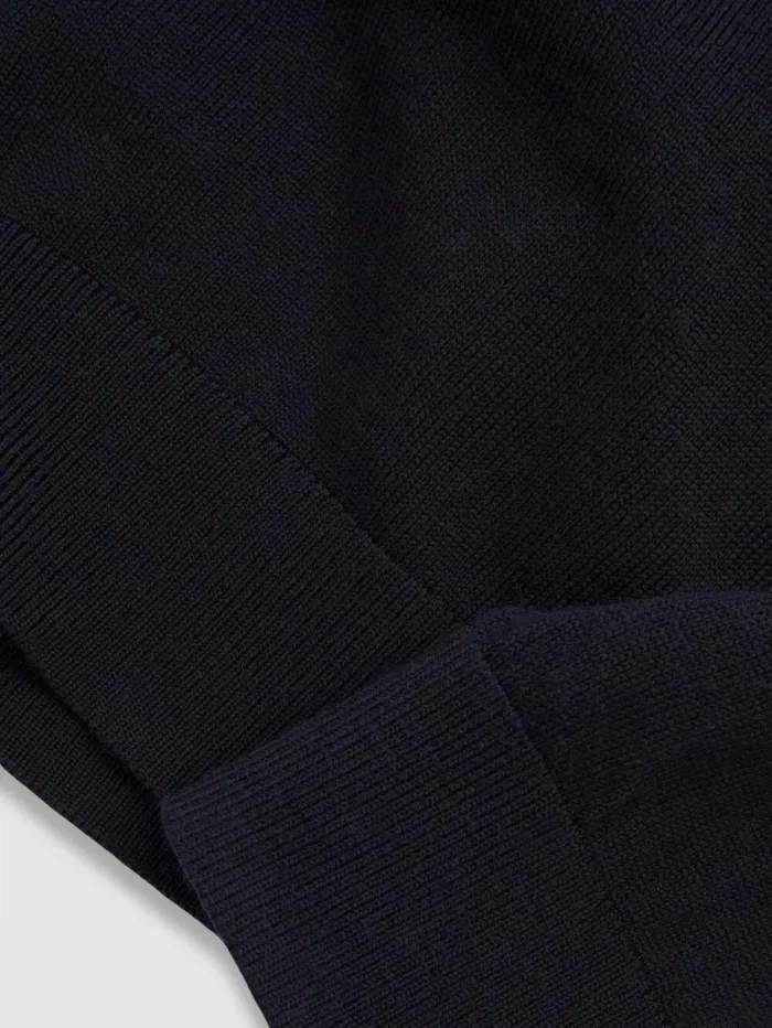 Reiss Knitwear Children 39 Yrs Merino Wool Quarter Zip Jumper In Navy Reiss Knitwear Children 39 Yrs Merino Wool Quarter Zip Jumper In Navy