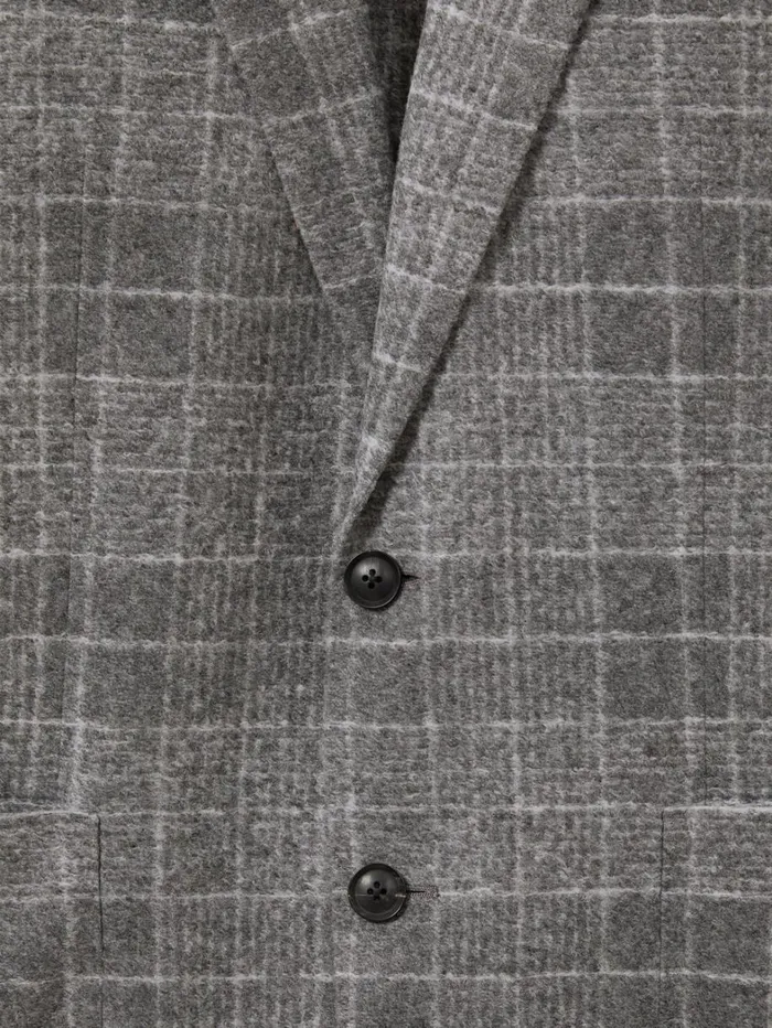 Reiss Suits and Tailoring Men Checked Single Breasted Blazer With Wool In Grey Reiss Suits and Tailoring Men Checked Single Breasted Blazer With Wool In Grey