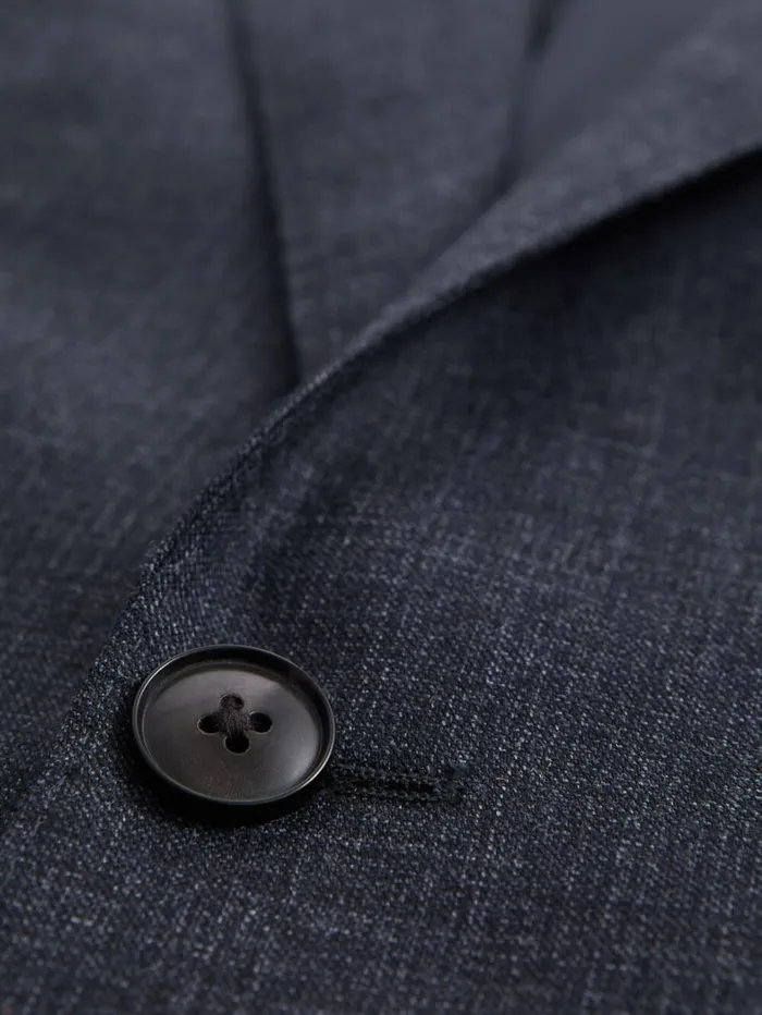 Reiss Suits and Tailoring Men Slim Fit Wool Textured Single Breasted Blazer In Navy Reiss Suits and Tailoring Men Slim Fit Wool Textured Single Breasted Blazer In Navy