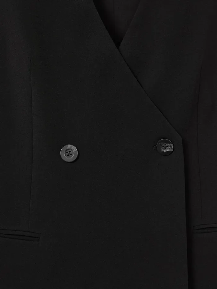 Reiss Suits and Tailoring Women Florere Longline Black Waistcoat In Black Reiss Suits and Tailoring Women Florere Longline Black Waistcoat In Black