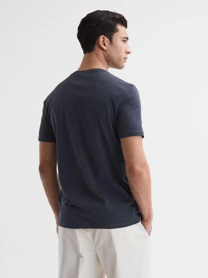 Reiss TShirts Men Crew Neck TShirt In Airforce Blue Reiss TShirts Men Crew Neck TShirt In Airforce Blue
