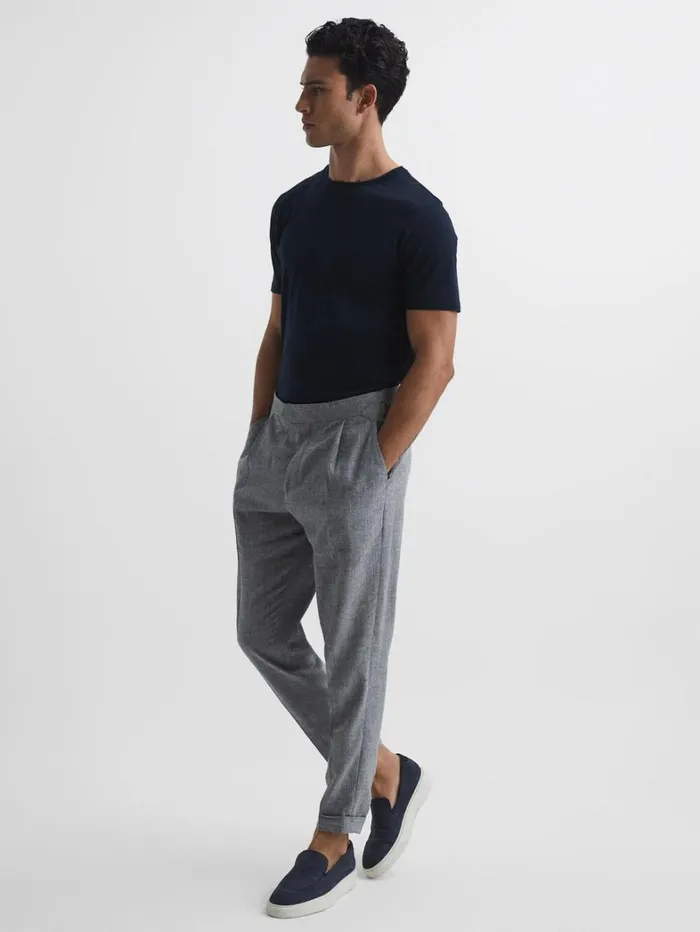Reiss TShirts Men Crew Neck TShirt In Navy Reiss TShirts Men Crew Neck TShirt In Navy
