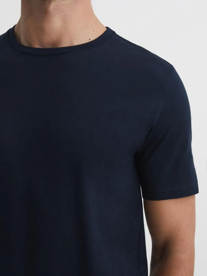 Reiss TShirts Men Crew Neck TShirt In Navy Reiss TShirts Men Crew Neck TShirt In Navy
