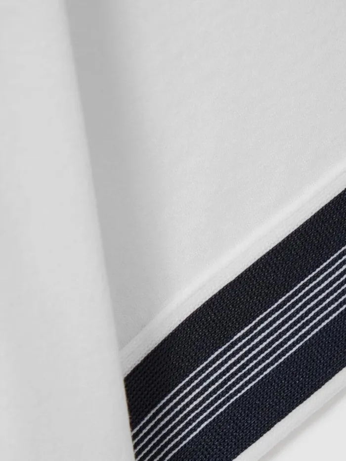Reiss TShirts Men Mercerised Cotton Striped TShirt In White Reiss TShirts Men Mercerised Cotton Striped TShirt In White