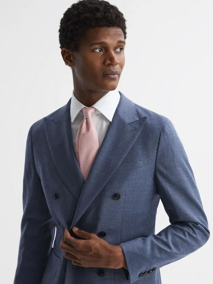 Reiss Ties and Pocket Squares Men Polka Dot Tie In Soft Pink