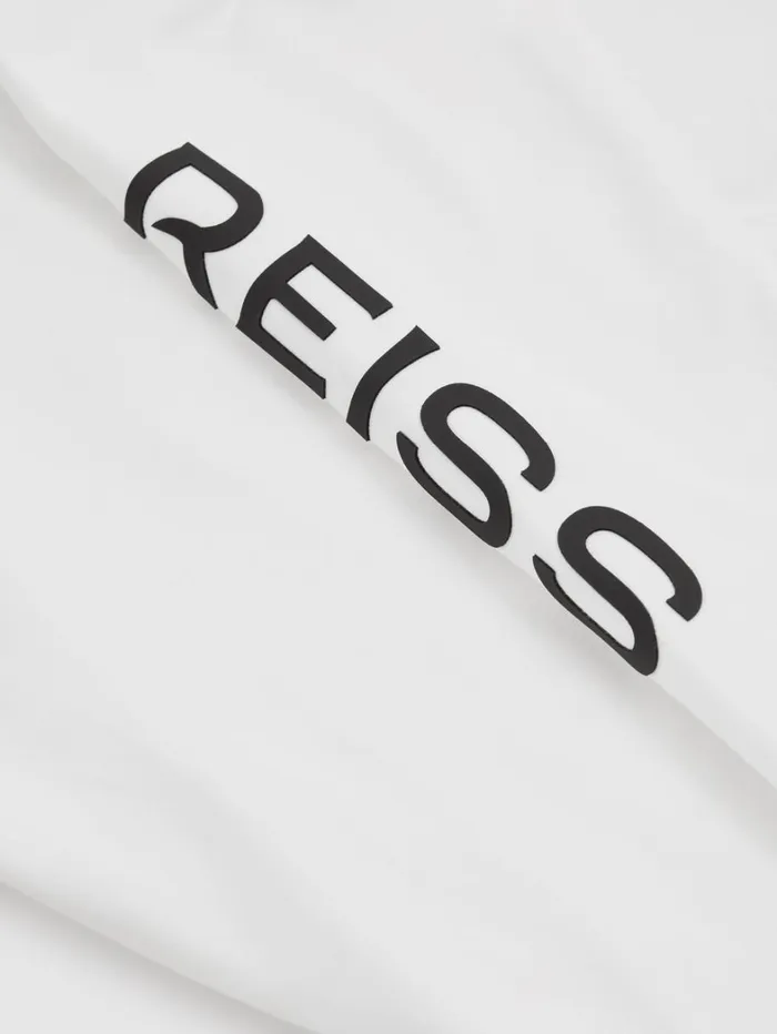 Reiss Tops and TShirts Children 913 Yrs Logo Crew Neck Sweat Top In White Reiss Tops and TShirts Children 913 Yrs Logo Crew Neck Sweat Top In White