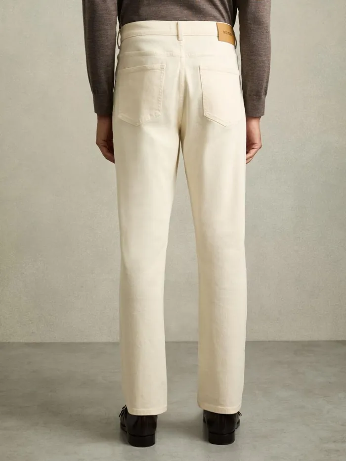 Reiss Trousers Men StraightLeg Jeans In White Reiss Trousers Men StraightLeg Jeans In White