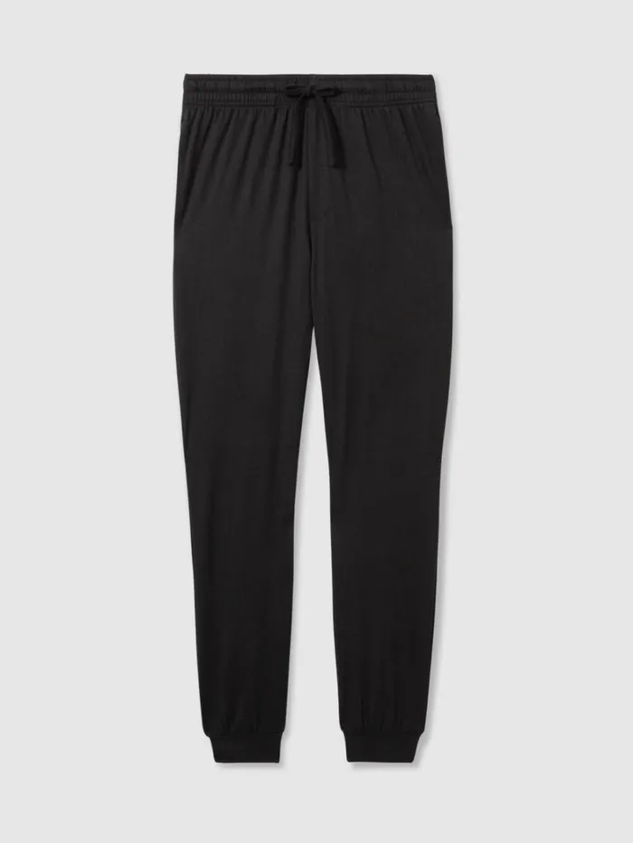 Reiss Trousers Men Tapered StretchJersey Joggers In Black Reiss Trousers Men Tapered StretchJersey Joggers In Black