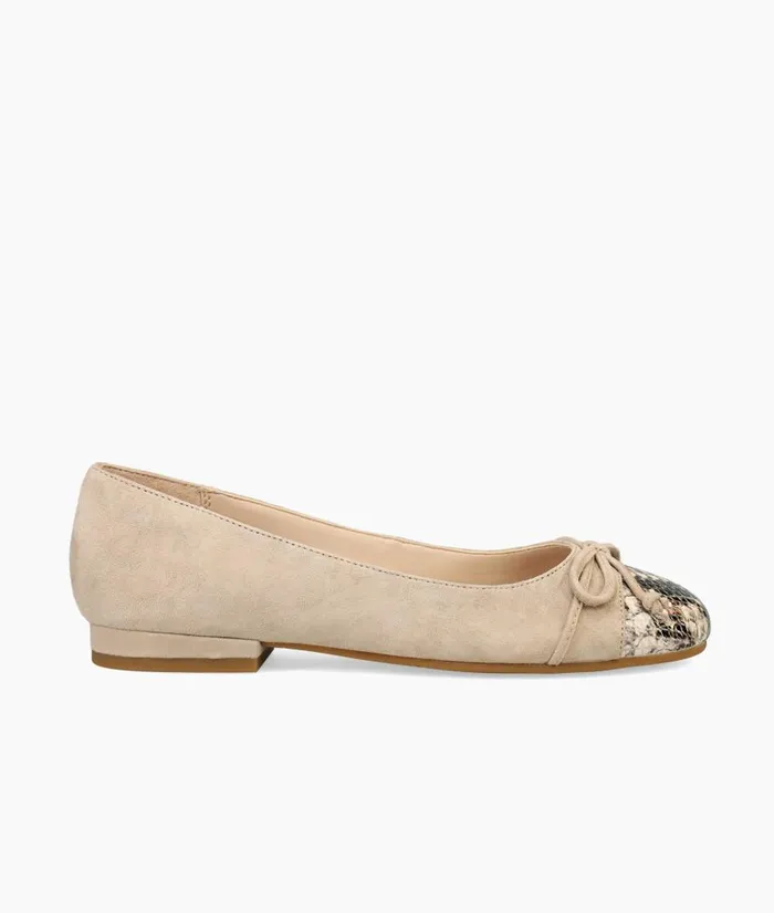 Saida Flat 8211 Mushroom Women Pelle Moda Flats